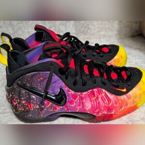 Nike Air Foamposite Pro "Area 72 Asteroid" sneakers.